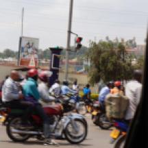 2 Million people live in Kampala, I imagine 1 million motorcycles are here!